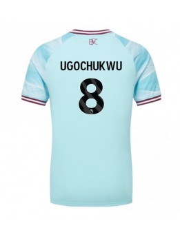 Burnley Lesley Ugochukwu #8 Replika Borta Kläder 2025-26 Kortärmad